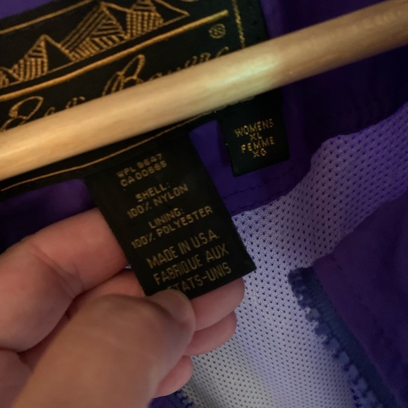 Eddie Bauer vintage windbreaker jacket purple XL - Picture 5 of 8